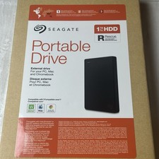 Seagate 1TB Portable External Hard Drive HDD USB PC Mac Chromebook NEW SEALED picture