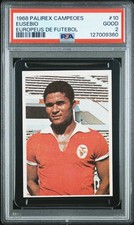 1968 Palirex Campeoes Eusebio #10 Europeus de Futebol PSA 2 picture