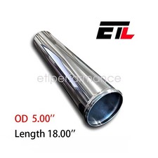 Aluminum Straight Pipe Tube 5.00