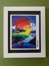 PETER MAX COLORFUL SIGNED POP ART PRINT PROFESSIONALLY FRAMED READY TO HANG picture