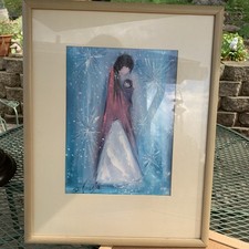 Vintage Ted De Grazia Print Navajo Madonna and Child ... Framed 15” X 19” picture