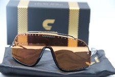 NEW CARRERA FLAGLAB 16 8IJDP SILVER BLACK AUTHENTIC SUNGLASSES W/CASE 99-01 picture