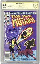 New Mutants #1 Newsstand Edition - 1983 - CBCS 9.4 - Signed by Bob McLeod picture