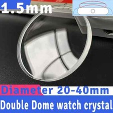 Double Dome 1.5mm Round Watch Crystal 20mm-40mm Quartz Watch Glass Mineral Lens picture