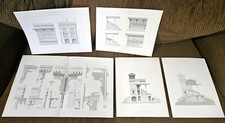 1869 Architectural Prints, Longchamp Racecourse in Paris, France, Horse Racing picture