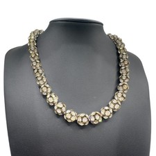 Vintage Rhinestone Necklace Disco Ball Style 16