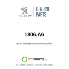 Genuine 2014-2020 Peugeot 2008 Rear Lower Engine Mounting 1806.A6 picture