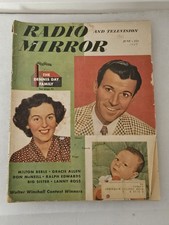 Rare Radio TV-Mirror Magazine June 1949 Dennis Day Gracie Allen Milton Berle Ads picture