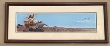 James Christensen print Waiting for the Tide- Fantasy Framed Signed #'d Print picture