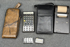 B23 Hewlett Packard HP 41CX Scientific Calculator W/ Case & Printer Works picture