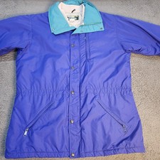 Vintage L.L. Bean Coat Mens Large Blue Baxter State Parka Insulated USA 80s picture