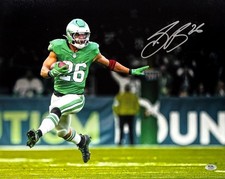 Saquon Barkley Signed 16x20 Eagles Kelly Green Jersey Photo PSA/DNA ITP picture