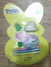 NEW PEEPS washables color over & over flocked chick washable with markers picture