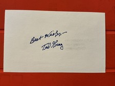 Ted Gray 🔥🔥🔥🔥MLB Debut: 1946 Detroit Tigers 🔥🔥🔥🔥🔥🔥Autograph🧢 picture