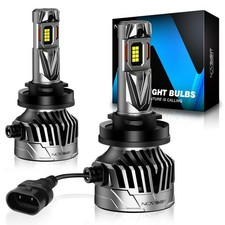 NOVSIGHT H11 LED Headlight Bulbs Combo High Low Beam 6500K 40000LM 200W Bright picture