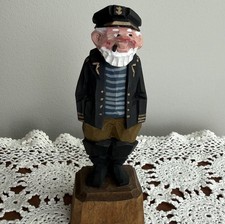 Vintage Al Davidson Wood Carving 6.5
