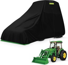 Waterproof Tractors Cover Fit Most Campact Tractor with Cabin and Front Loade picture