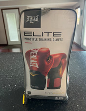 Everlast Elite ProStyle Training Boxing Gloves 16 oz Red/Black Adult Unisex picture