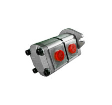 Agrotk Double Acting Hydraulic Pump KTT23 Skid Steer Gear Pump Attachment Silver picture