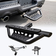 Double Layer Tow Hitch Step for 2 Inch Hitch Receiver, Heavy Duty Carbon Steel A picture