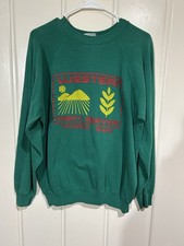 Vintage Western Farm Service Crewneck Pullover Sweatshirt Large picture