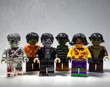 12 Custom Zombie Horror Minifigures Lot | 6pc Sets or Full Bundle | MOC picture
