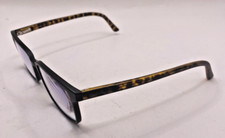 EDDIE BAUER FRAMES ONLY EYEGLASSES EB32036 BK  BLACK BROWN TORTOISE 53-16-141 picture