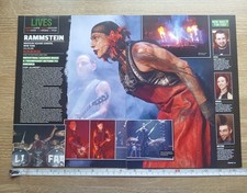 Rammstein Gig review UK Music magazine original mini poster Madison Sq Gdns 2010 picture