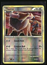 Tauros 41/95 HGSS Unleashed Uncommon Reverse Holo Pokemon TCG Card MP picture