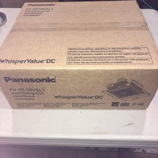Panasonic WhisperValue DC Exhaust Fan LED Light & Night Light FV-0510VSL1. NEW picture