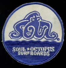 Surfing California Soul Octopus Surfboards Oxnard Beach, CA OK Patch SF-1 picture