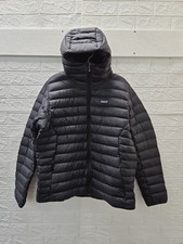 New Patagonia Men's Down Sweater Hoody Black Sz XL picture