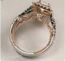 2.85Ct VVS1 Lab Created Diamond Valentine's Day Gift Ring 14K White Gold Finish picture