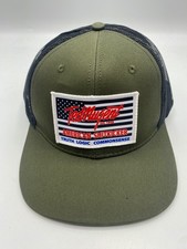 The Ted Nugent America Shitkicker Patch Green Black Snapback Cap Hat picture