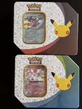 2x Pokémon TCG 30th Celebration Tin Lot Sylveon ex & Greninja ex Promo English picture