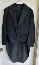 Saks Fifth Avenue Tuxedo Tails, pants, vest made in Italy 42L picture