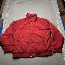 Carhartt Vintage J72 Red Bomber Jacket Men's XL Full Zip Fleece Lined picture