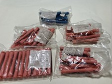Vintage Morris-Flamingo Multi-Grip Cold Wave Perm Rods 5 Dozen NOS 2 Sizes picture