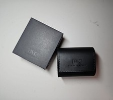 Authentic New IWC SCHAFFHAUSEN Watch OEM Black Travel Case IWA68258 picture