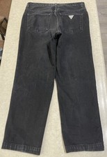 Guess USA American Tradition Jeans 36x30 Black Denim 90’s Vintage Made In USA picture