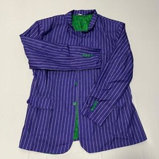 Spirit Halloween Joker Suit XL Purple Pinstripe Jacket Pants Green Tie picture