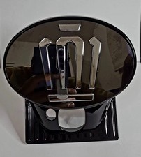 Crown Black Silver emblem/overlay w/ OEM Base  76811-30340 picture
