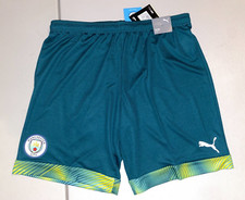 Puma Manchester City Green football Soccer Shorts XL GK goalkeeper PremierLeague picture