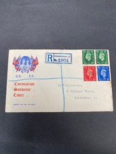 1937 King George VI Coronation Souvenir Registered Cover picture
