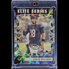 Caleb Williams RARE BLUE HYPER REFRACTOR SP INVESTMENT CARD BEARS MINT picture