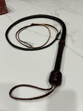 Kangaroo hide bullwhip picture
