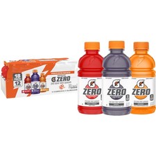 Gatorade Zero Sugar Sports Drinks,Variety Pack, 12 fl oz, 18 Count Bottles. picture