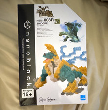 Kawada nanoblock Monster Hunter Zinogre 590pcs Interlocking Blocks NBM-008R picture
