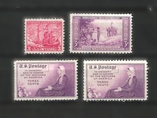 1934 US Commemorative year stamp set #736-739, MNH picture