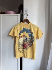 Vintage 80s Donmoor 1981 Circus Atari video game T-shirt yelllow v rare picture